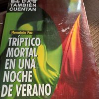 Barybook C8. Tríptico mortal en una noche de verano Herminia paz Torremozas Libros antiguos (hasta 1936), raros y curiosos - Literatura - Terror, Misterio y Policíaco  Estado del lote: Bueno (muy pocas señales de uso) - Imagen 2