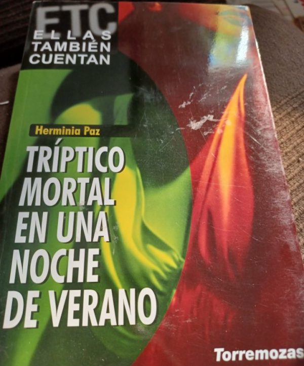 Barybook C8. Tríptico mortal en una noche de verano Herminia paz Torremozas Libros antiguos (hasta 1936), raros y curiosos - Literatura - Terror, Misterio y Policíaco  Estado del lote: Bueno (muy pocas señales de uso)